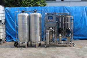 不锈钢双级反渗透1吨纯水机