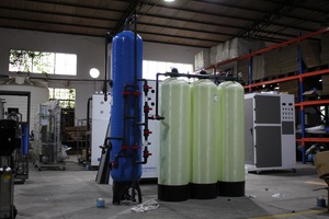 玻璃钢阳离子交换器+阴离子柱+混合离子交换器